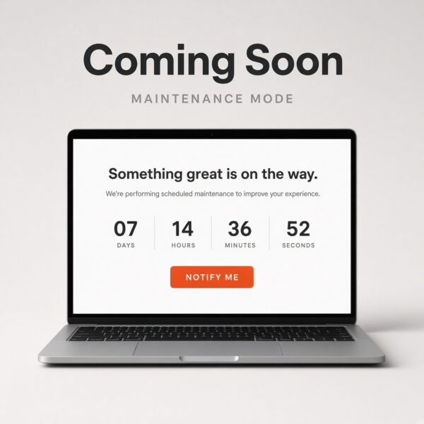 Coming Soon & Maintenance Mode