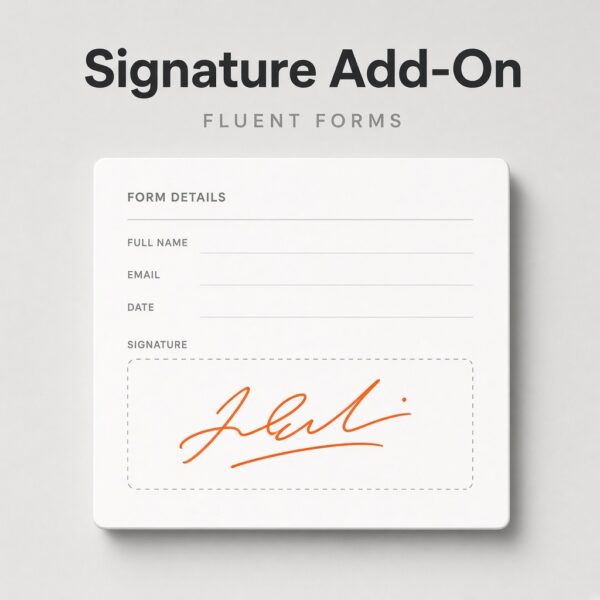 Signature Add-On for WP Fluent Forms